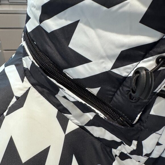 Houndstooth puffer coat - Picture 3 of 5